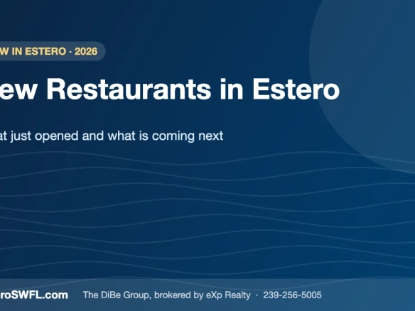New Restaurants in Estero — EsteroSWFL.com