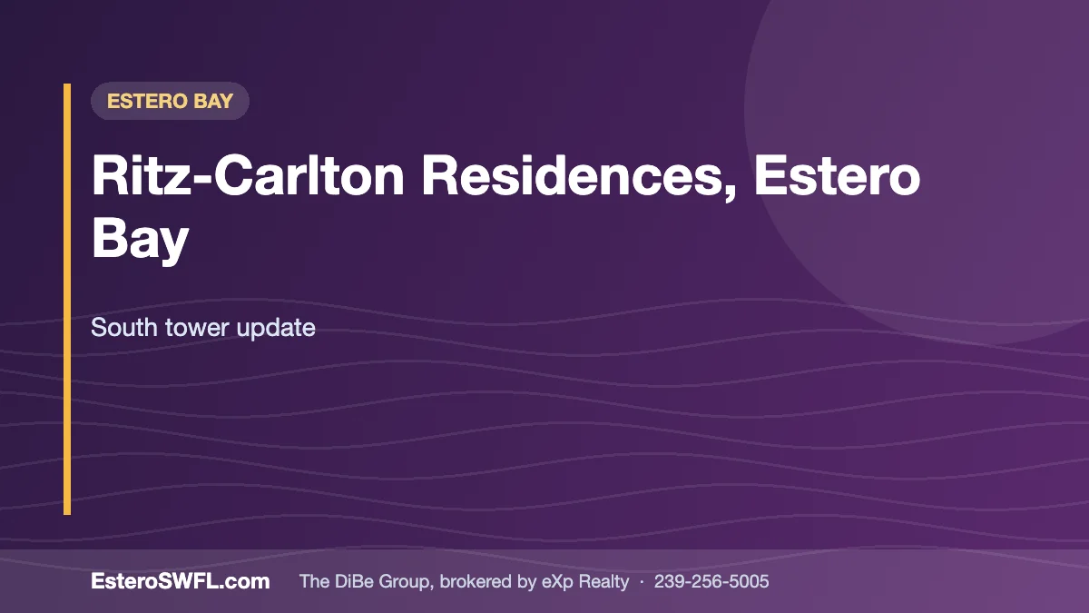 Ritz-Carlton Residences, Estero Bay - EsteroSWFL.com